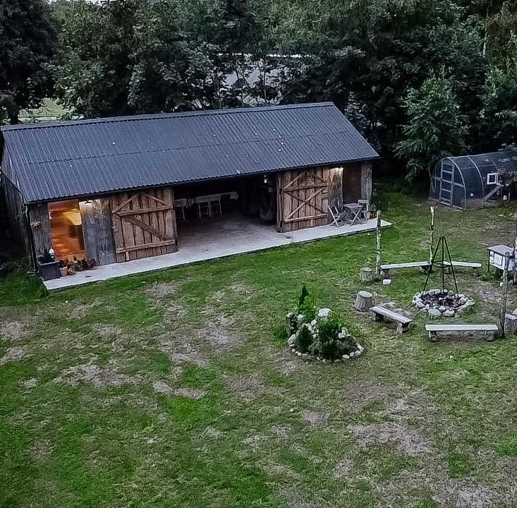 Domek / Szałas / Glamping - jacuzzi, rowery - 50 min z Wwy.