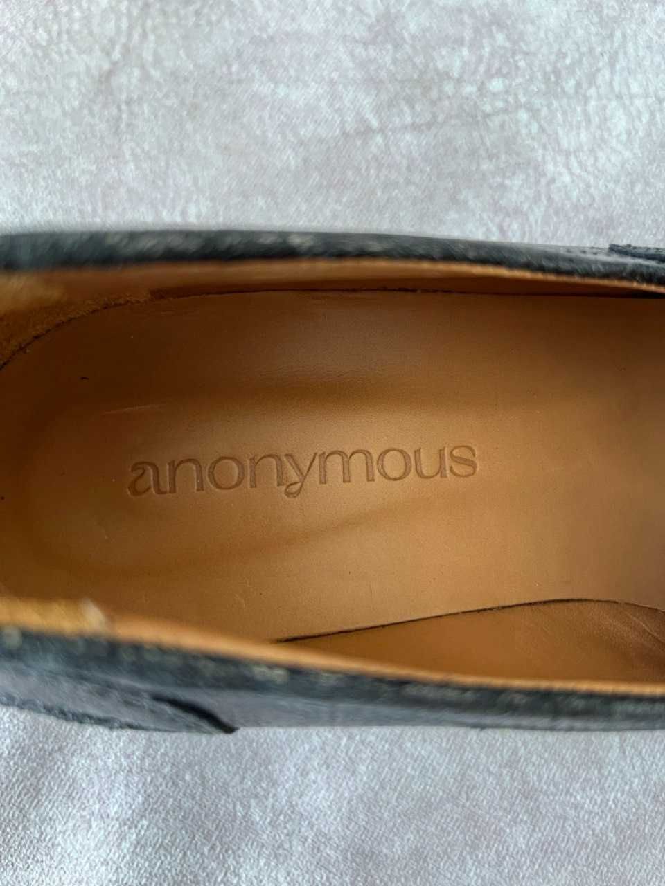Оригінальні Нові Шкіряні Лофери Anonymous Rpr 260євро