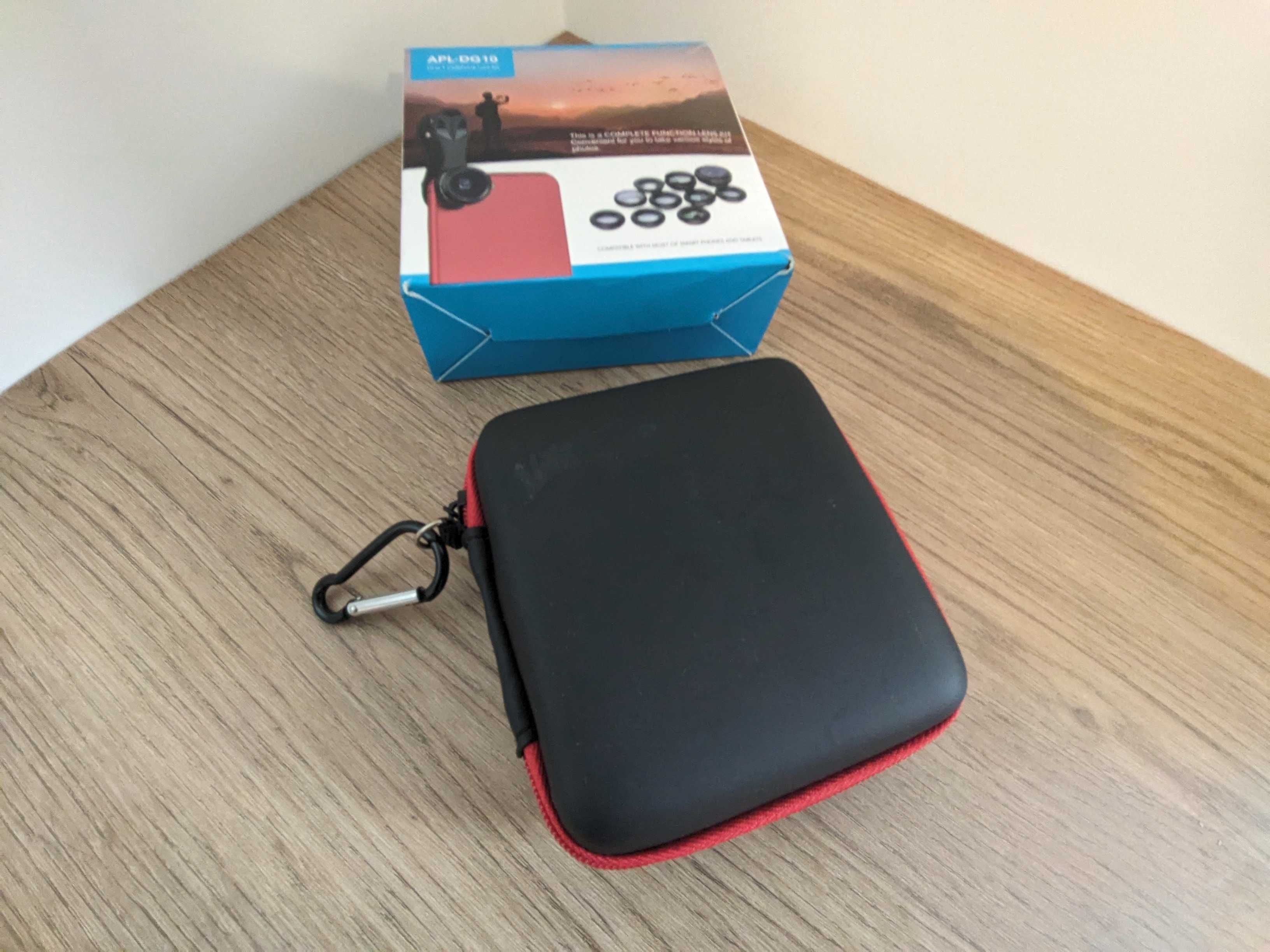 Conjunto deluxe de lentes para camara de telemóvel