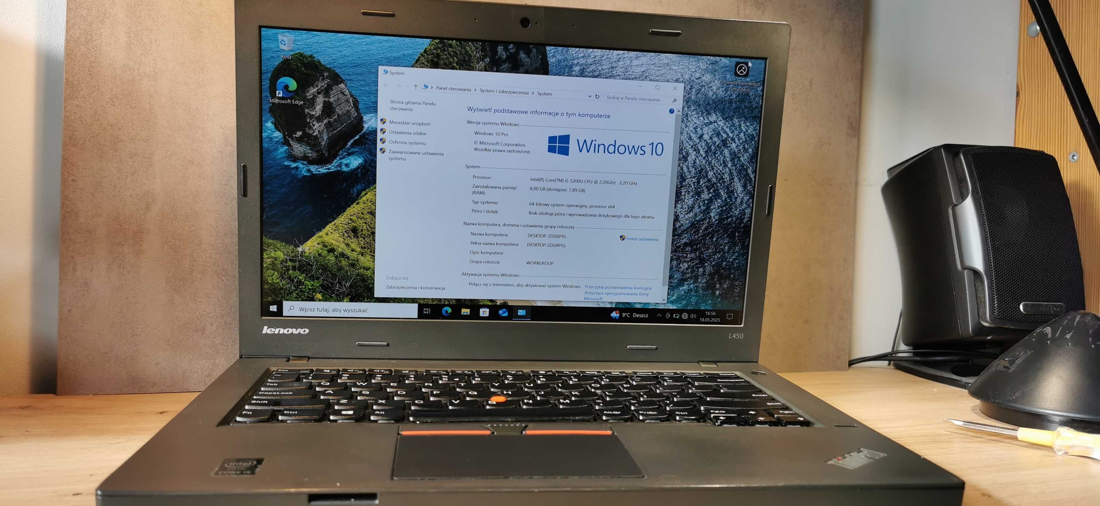 Lenovo Thinkpad L450 i5-5200u/16GB RAM /256GB SSD/W10Pro