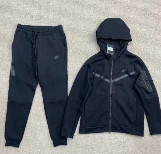 NOWY | FAKTURA Spodnie Dresowe, Bluza Nike Tech Fleece czarny r. M / L