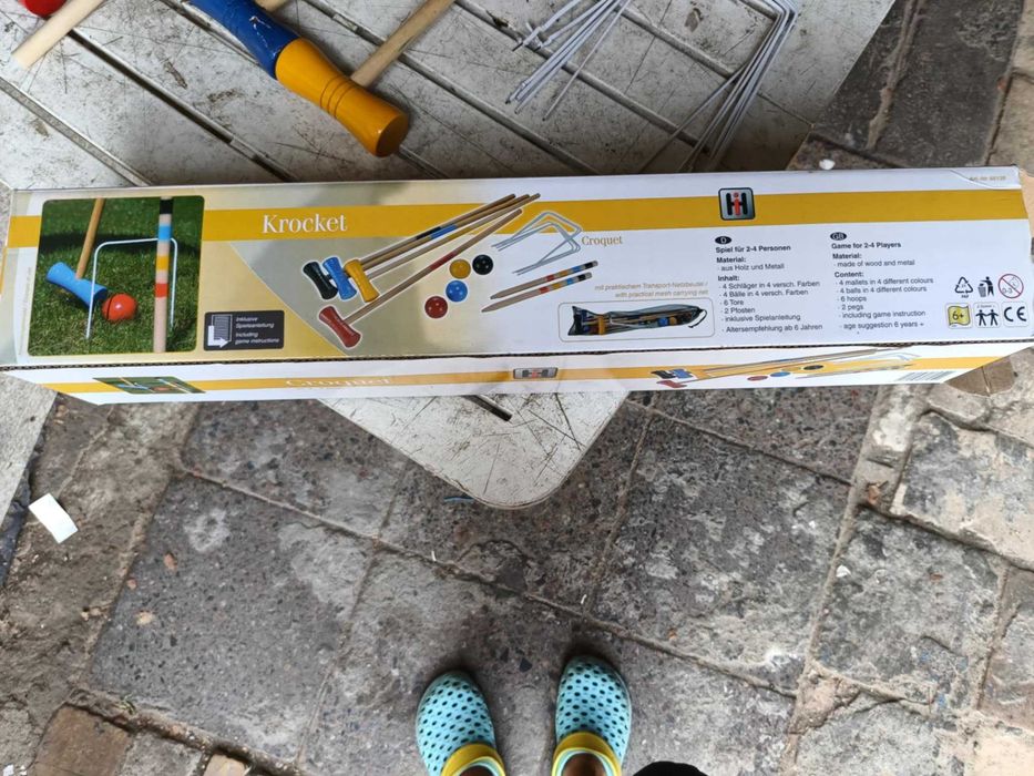 Zestaw do gry w krykieta - 6+