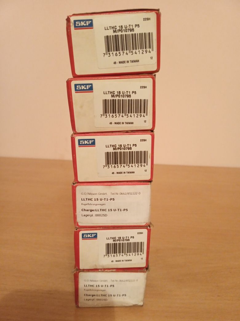 SKF LLTHC 15 U T1 P5. Линейная направляющая каретка.