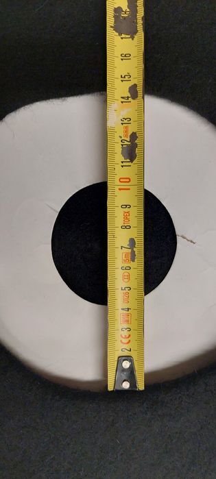 Берет чорний із повсті - валяної вовни