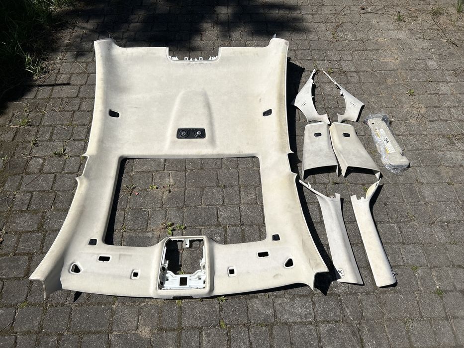 Bmw 6 f06 podsufitka sufit individual alcantara słupki słoneczniki