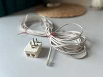 Kabel telefoniczny RJ11 - RJ11 10,8m + adapter