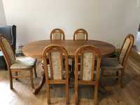 Stół do jadalni z krzesłami