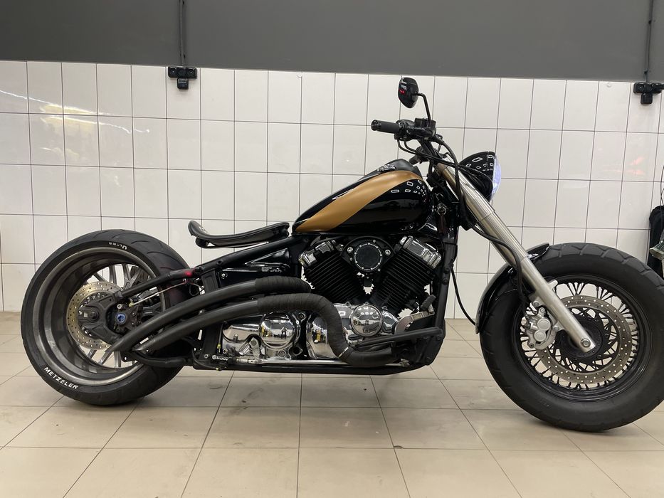 yamaha dragstar 400 bobber чоппер кастом