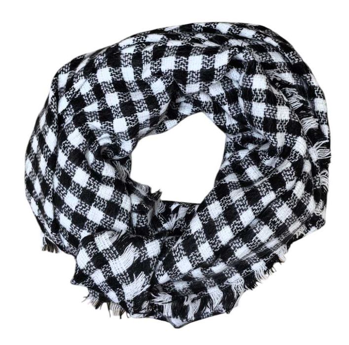 OVS miękki szalik damski zimowy w kratę rozm. uniwersalny