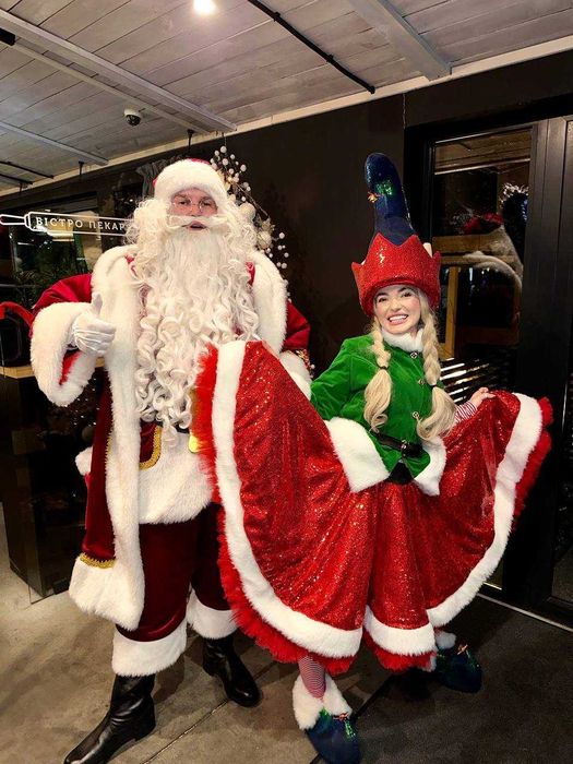 Аниматоры на новый год Киев Аніматори на Новий рік Київ Санта Клаус