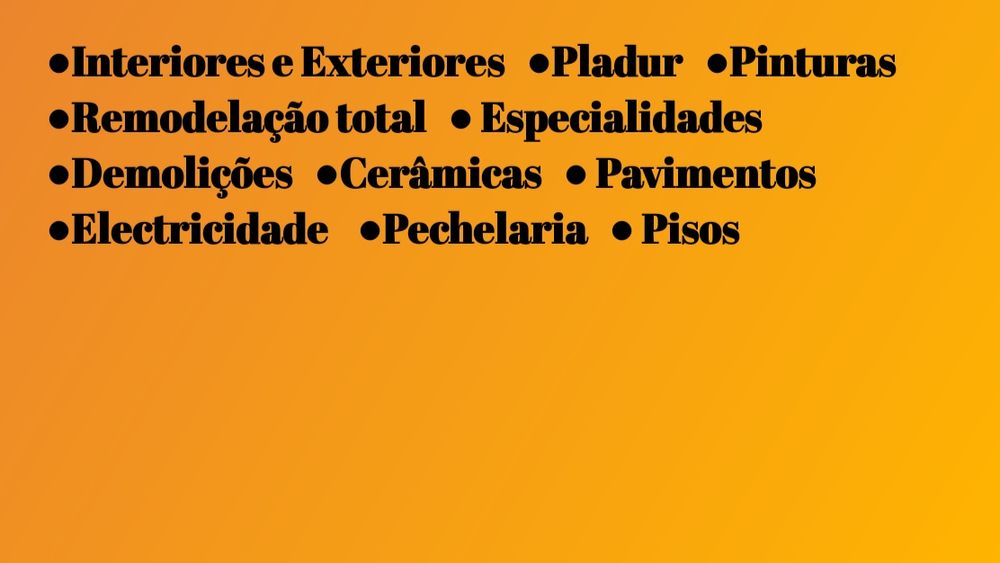 Construção e remodelação
