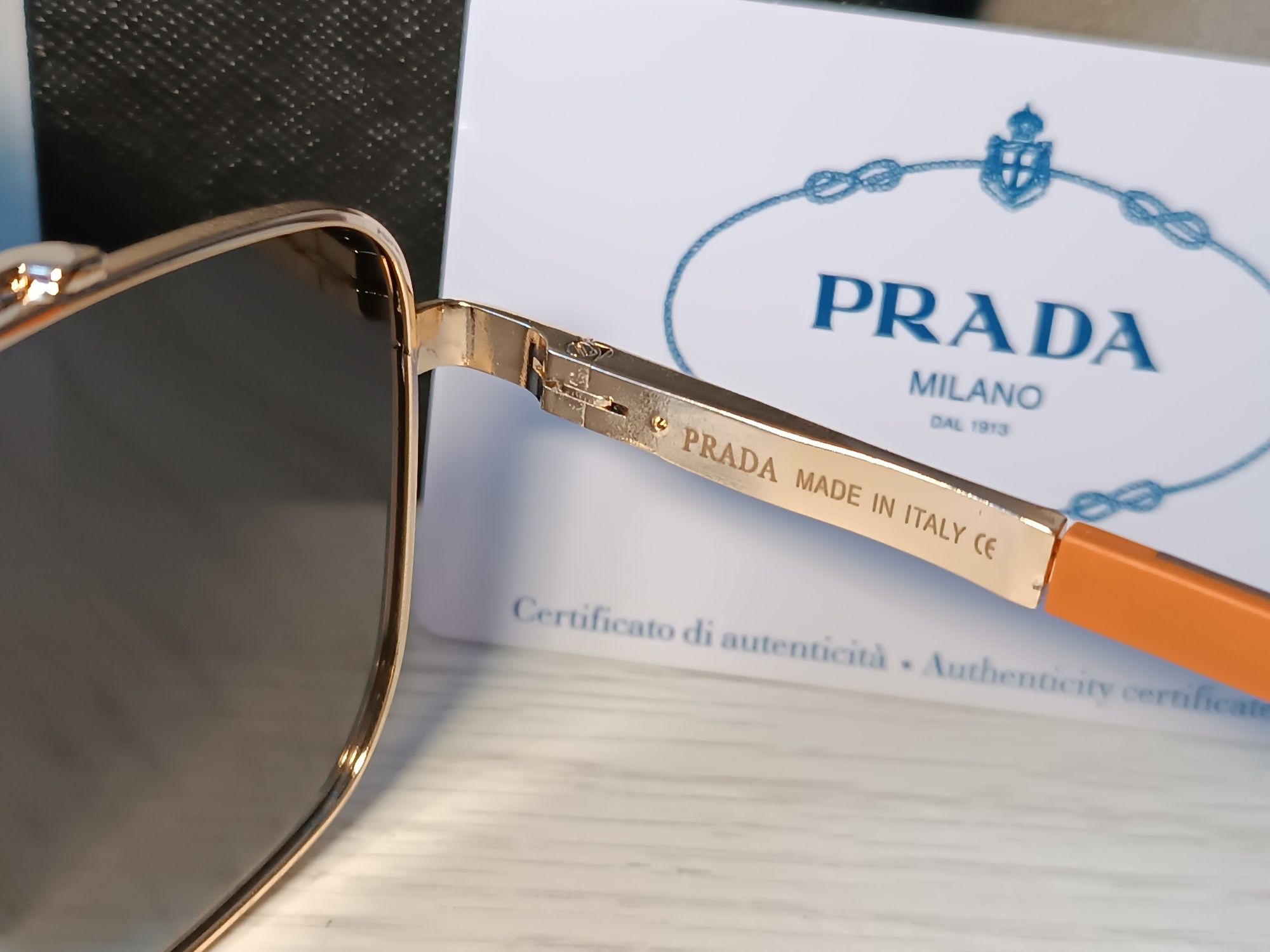 Брендові чоловічі окуляри Prada з поляризацією. Нові!