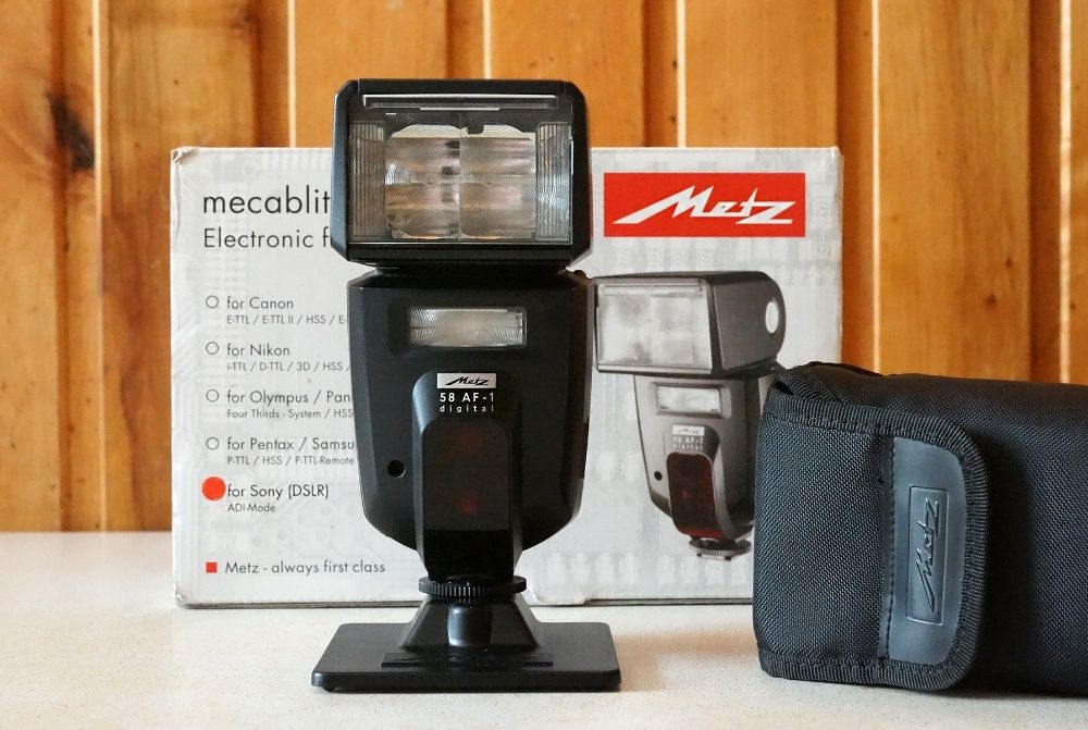 продается двухголовочная фотовспышка Metz 58 AF-1 S digital/Sony Alph