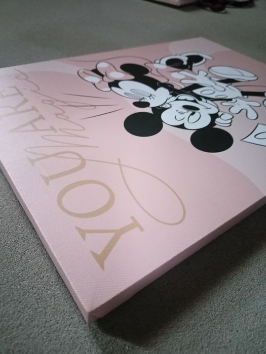 Obraz na płótnie Minnie Mouse i Mickey - Disney, rozm 30x40cm