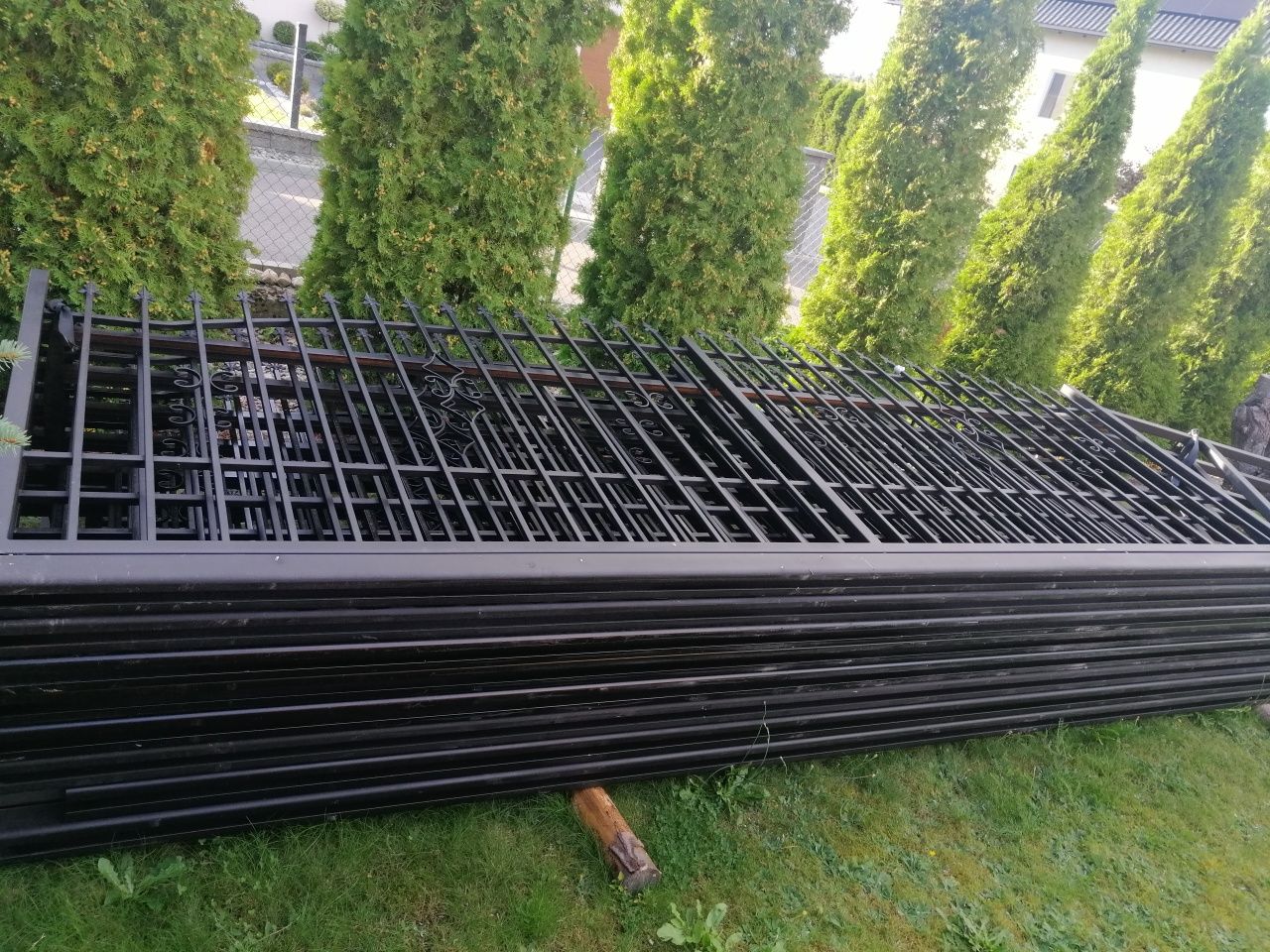 Ostatnie sztuki, Od ręki dostępna. Stara  cena, , Brama przesuwna kuta
