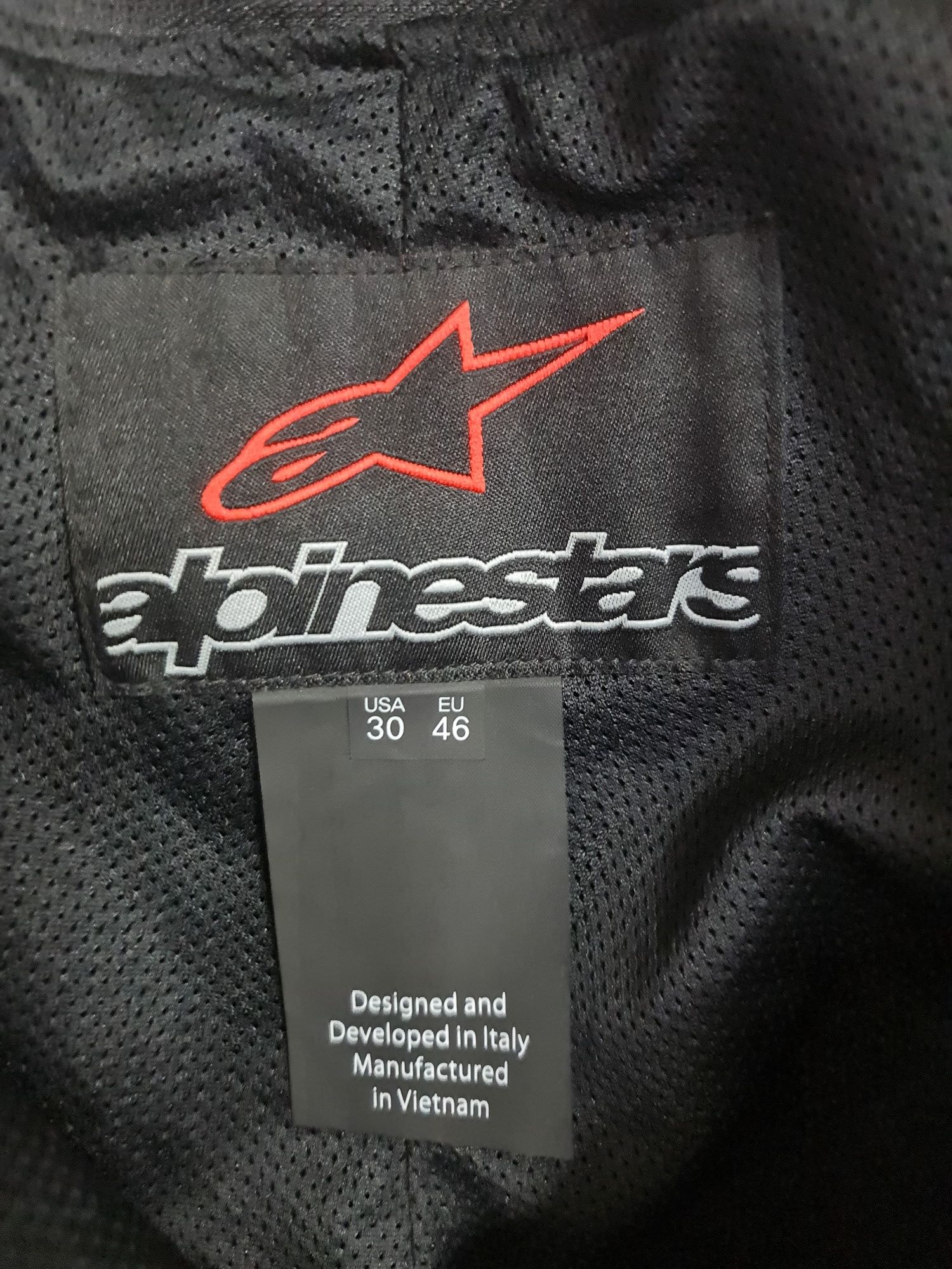 Spodnie motocyklowe skórzane Alpinestars rozm 46 / XS slidery
