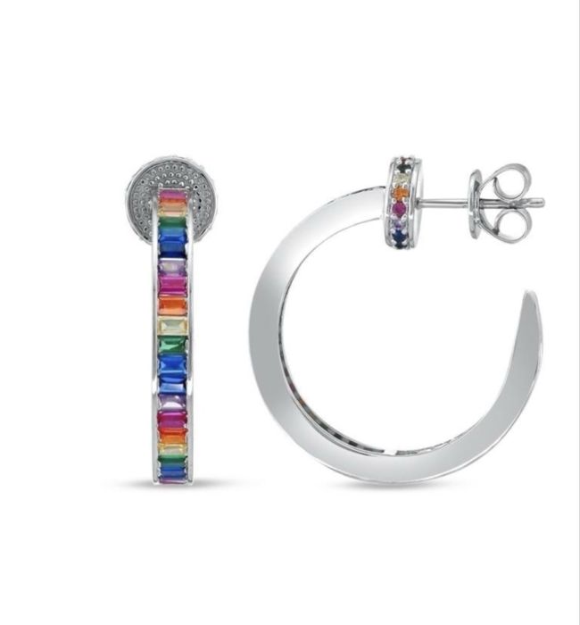 Сережки Roberto Bravo з фіанітами