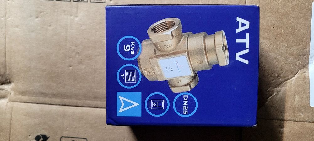 ZAWÓR temperaturowy ochronny POWROTU KOTŁA ATV 336 DN25 Ø 1" CAL 9 m³/