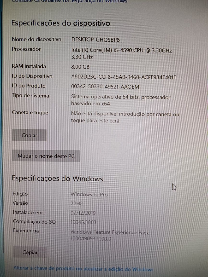 Computador Lenovo completo c/ 2 monitores 24"