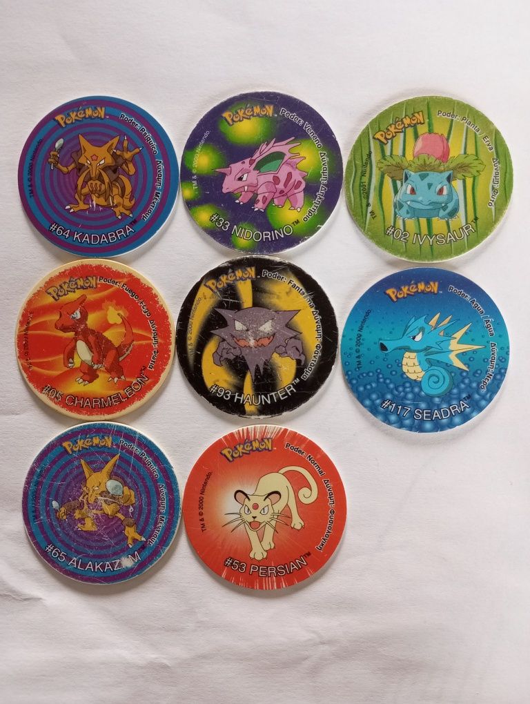 Pokémon tazos 2 originais