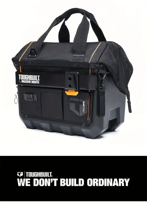 Акція!!! TOUGHBUILT Міцна сумка для інструментів з великим отвором