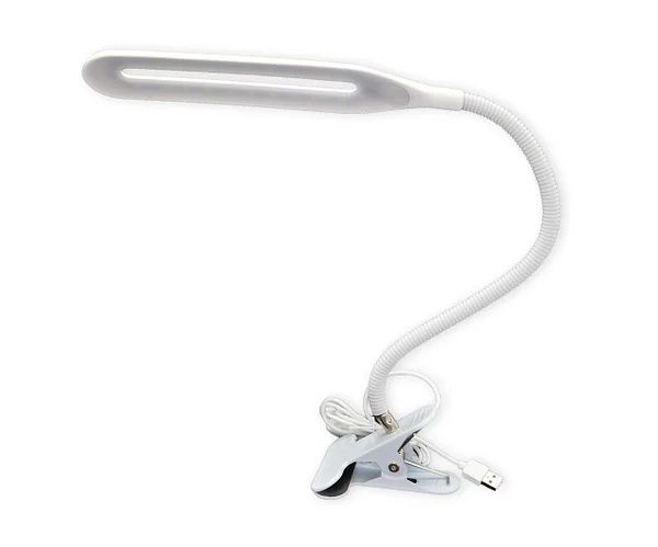 Настольная лампа светодиодная на прищепке гибкая LED Beluck USB кабель