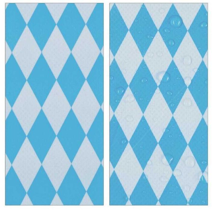 Relaxdays obrus cerata na stół i ławki 3 elementy 250x100, 250x55 cm