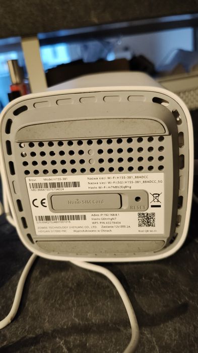 Szybki Router 5G ZOWEE/HUAWEI H155-381 (Plus) | Idealny do domu/biura!
