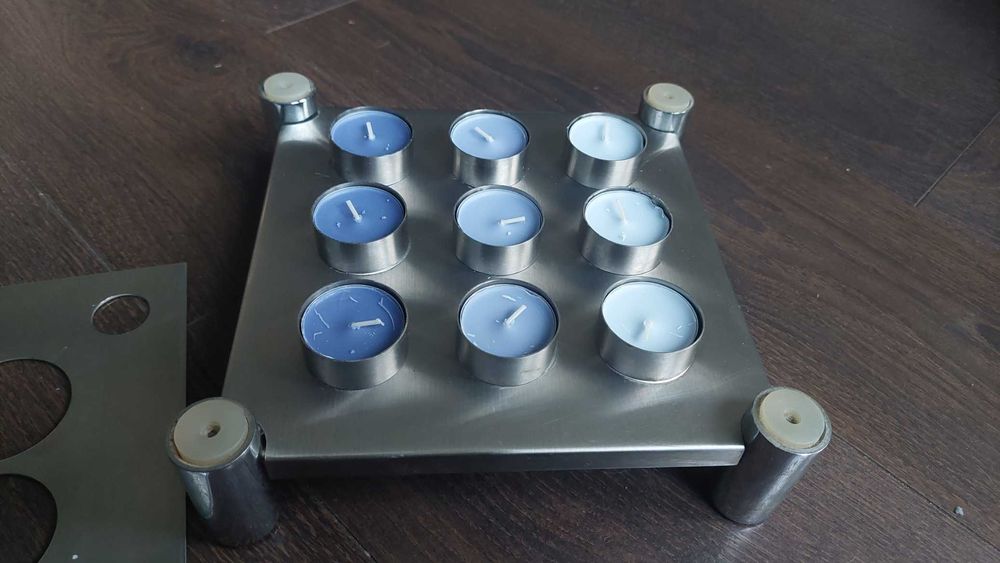 Płyta wielofunkcyjna: podst. na tort, podgrzewacz jedzenia, świecznik