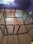 Kojec metalowy dla psa/królika/małych zwierząt 100 cm 8 przęseł
