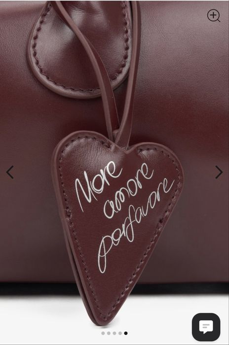 Шкіряна сумка estro бордового кольору