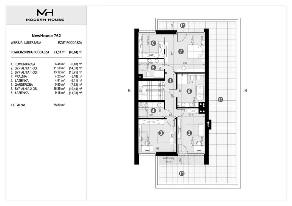 Projekt domu New House 762 L