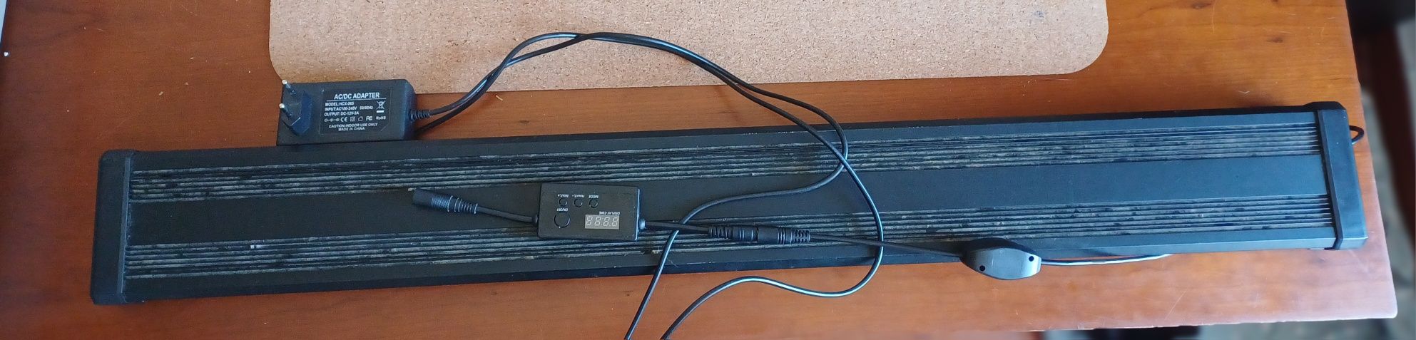 Calha led aquário com temporizador 85cm