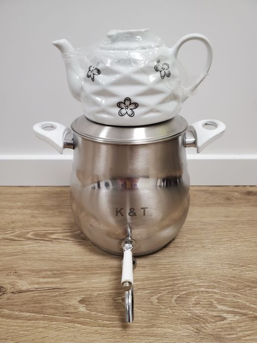 Samovar em aço inox