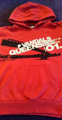bluza z kapturem dla chłopaka 146/152 Vandals Queens bawełna #vintage