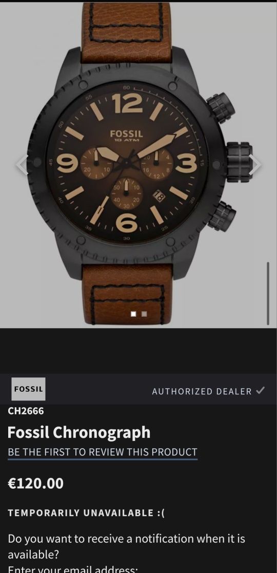 Часы Fossil хронограф USA /годинник Fossil США
