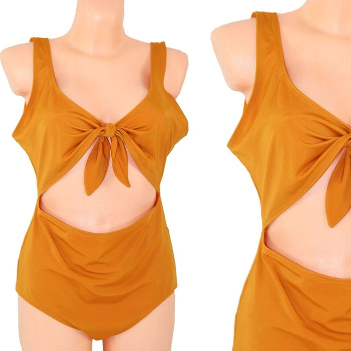 Damski Jednoczęściowy Miodowy Kostium Kąpielowy 40 L (s3)