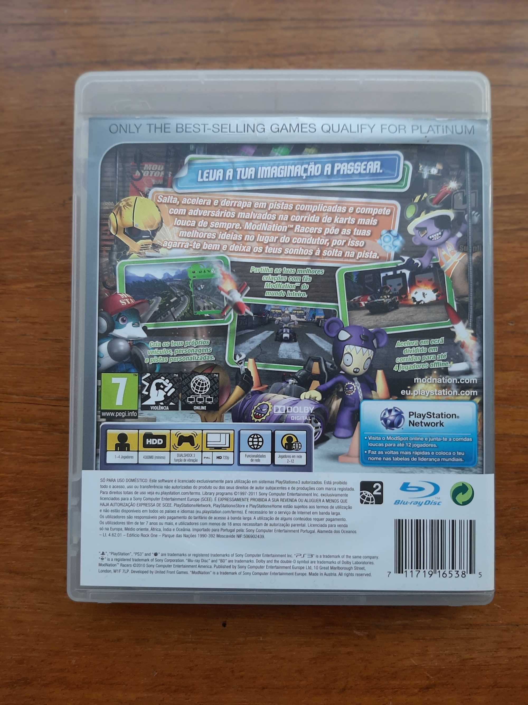 Jogo ModNation Racers PS3