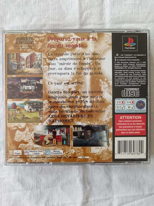 Les Chevaliers de Baphomet 2: Les Boucliers de Quetzalcoatl [Sony PS1]