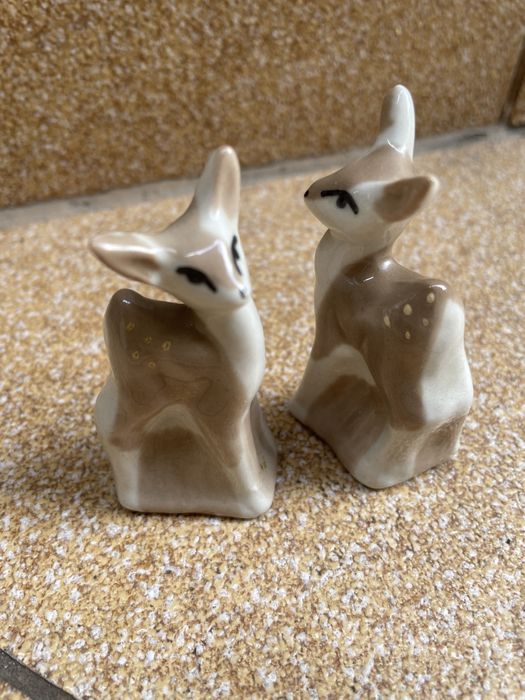 Łomonosow - porcelanowa figurka - Jelonek