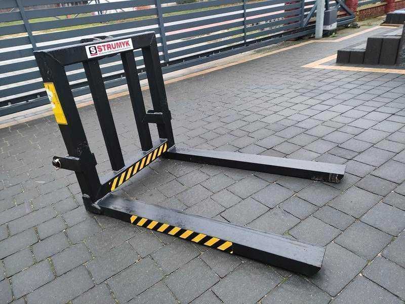 Widły do palet PALECIAK na tył TUZ na podnośnik 1200kg na tył ciągnika