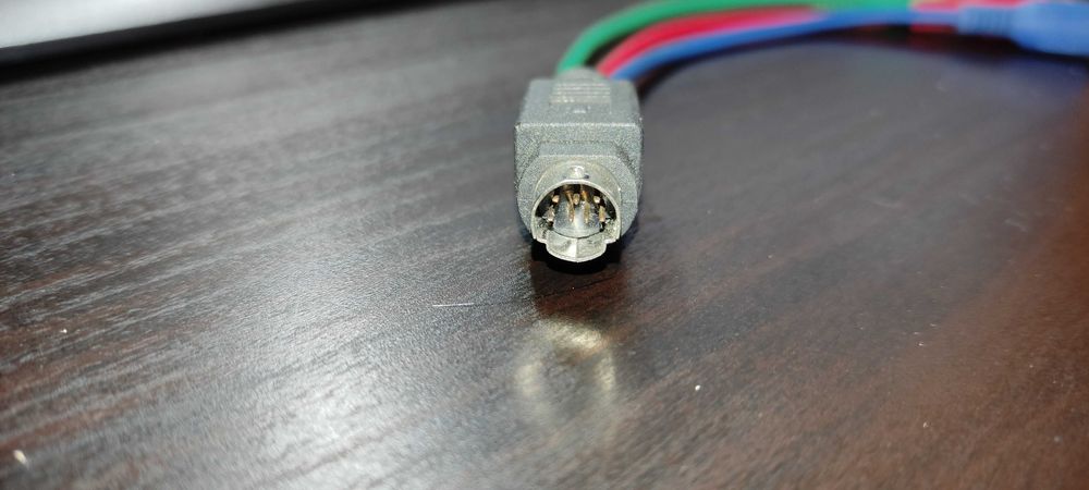S-Video 7 Pin to Female 3 RCA Component Cable