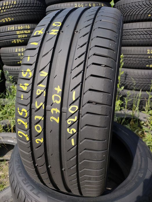 520 1x225/45R17 91V Continental SportContact 5 2020r 7.5mm FAKTURA ADI