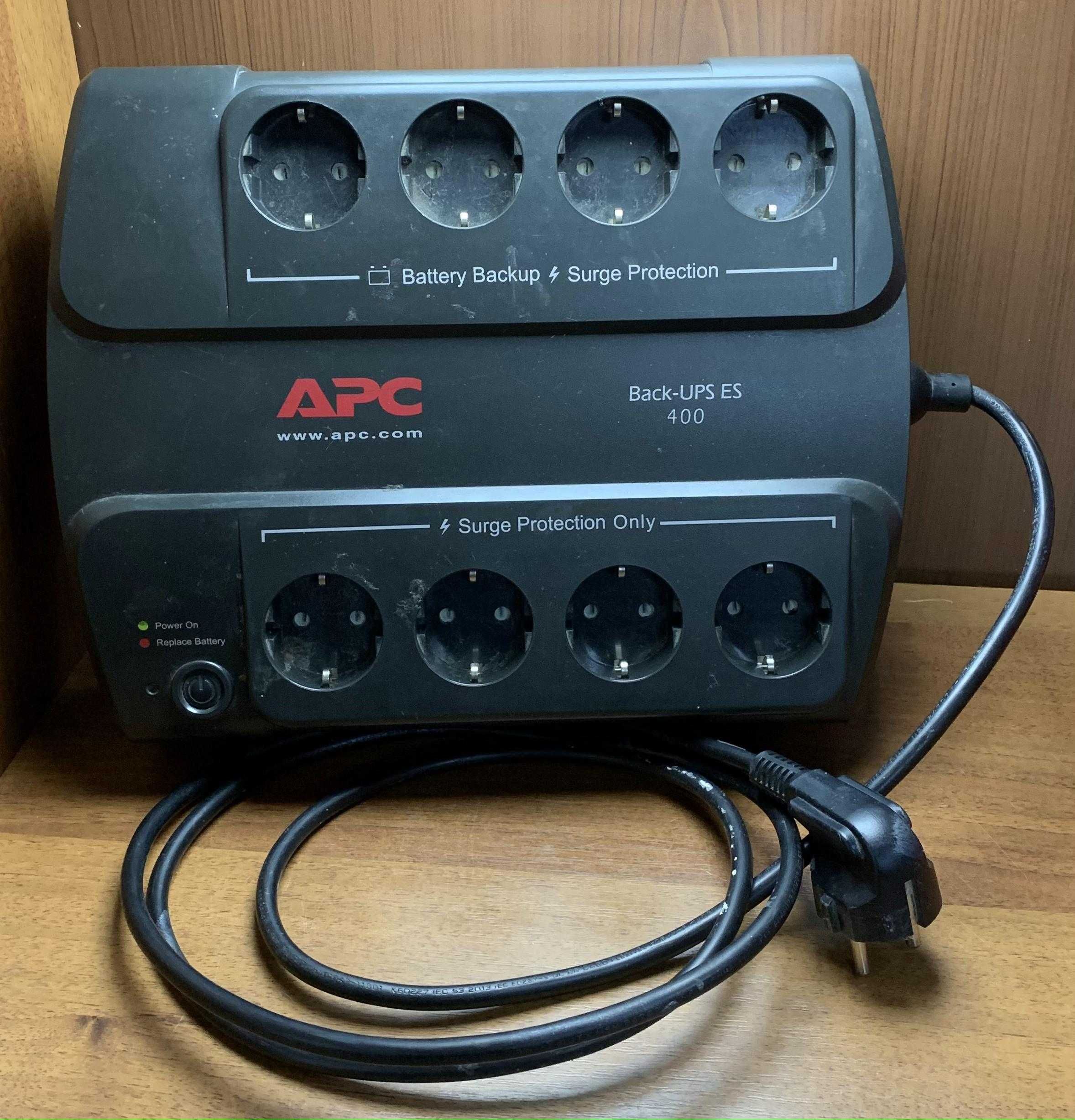 Джерело безперебійного живлення APC Back-UPS ES 400