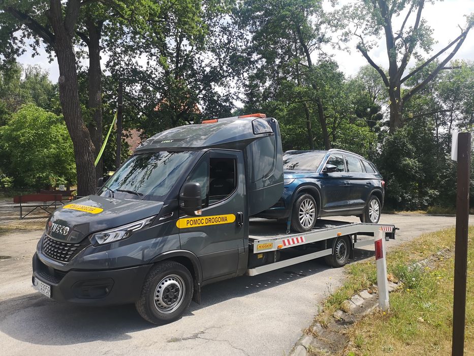 Pomoc drogowa. Autolaweta. Laweta Transport Oc sprawcy Auto Zastępcze