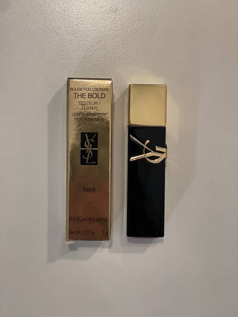 Yves Saint Laurent Rouge Pur Couture The Bold Lipstick помада 1968