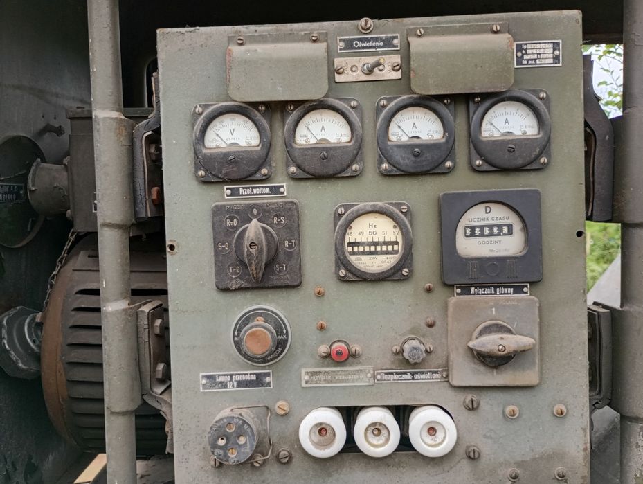 Agregat prądotwórczy wojskow.