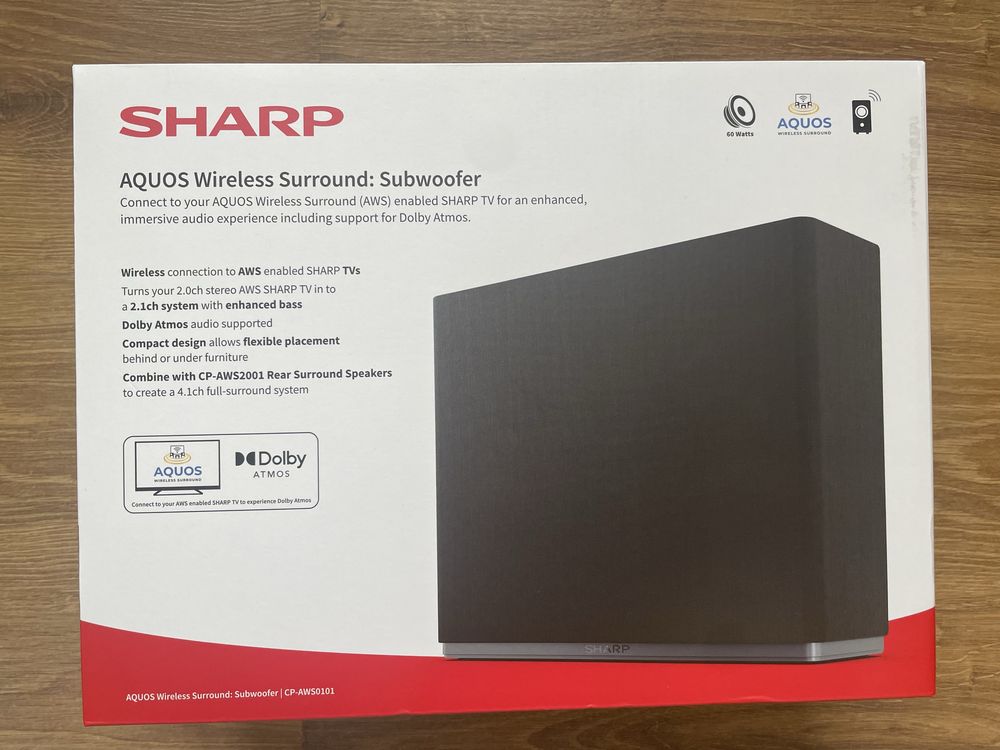 Subwoofer Sharp Aquos CP-AWS0101