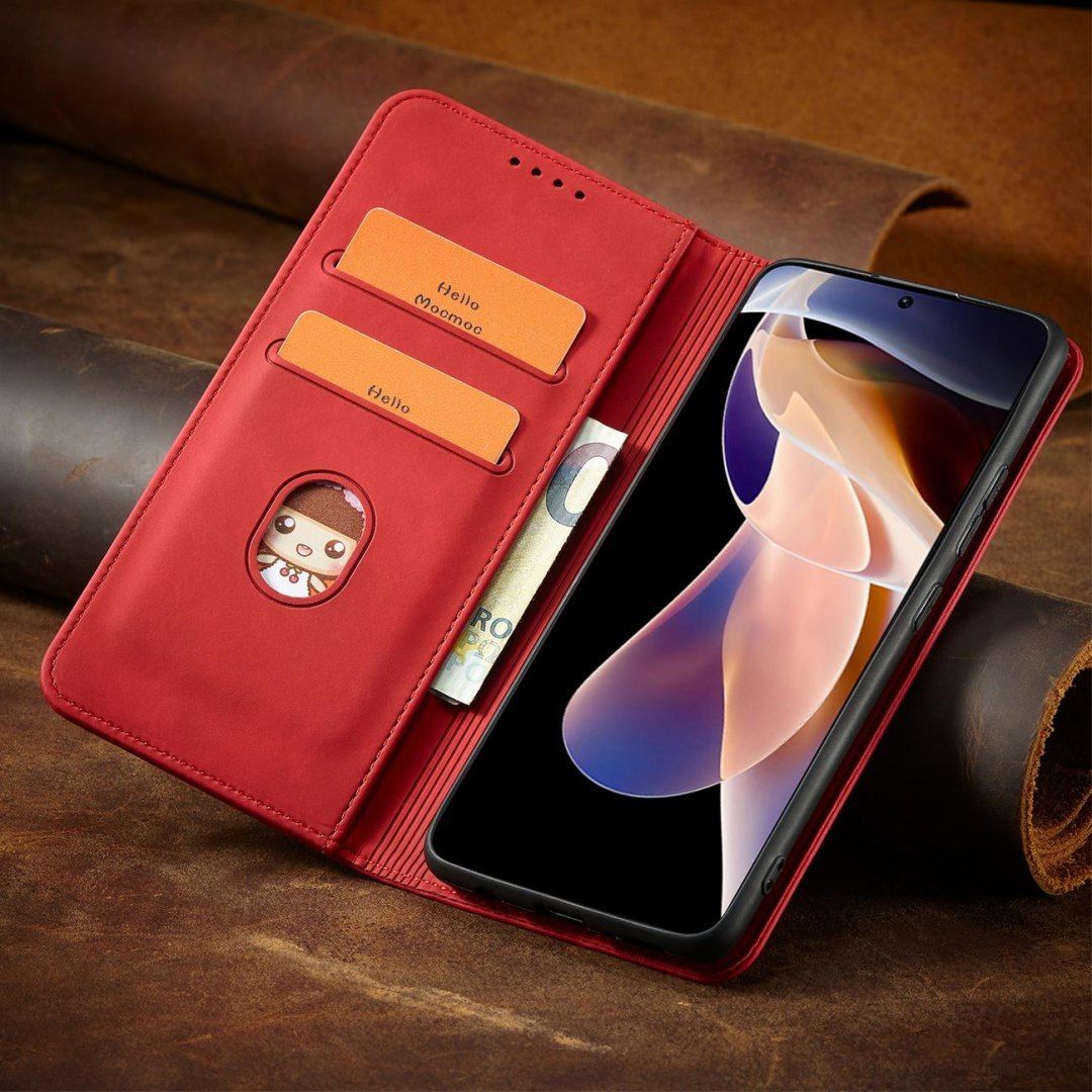 Etui Fancy Braders Case Do Xiaomi Redmi Note 11 Czerwony
