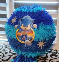 Пиньята Соник Піньята Sonic 125 см+ бита+ конфетти+ кульки
